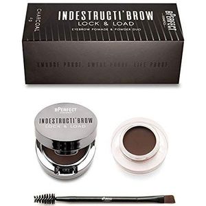 BPerfect Cosmetics - Indestructi’Brow Lock & Load Eyebrow Pomade & Powder Duo - Charcoal