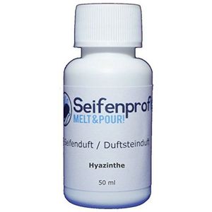 Seifenprofis 50 ml zeepgeur (hyacint) geurolie voor het maken van zeep 100% veganistische biologische badbommen, kaarsgeur, kamergeur, zeepgieten