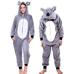A2Z 4 Kids Dier Onesie Voor Kinderen Meisjes Jongens Super Zacht Kostuum Voor Kinderen - E.S Koala 7-8