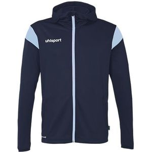 uhlsport Voetbal Squad 27 Track Hood Jacket Unisex trainingsjack sportjack sweatshirt met capuchon en opstaande kraag