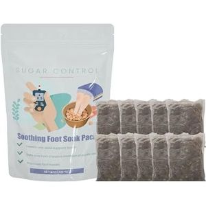 Kruidenvoetbadzakjes Met Bijvoet - Zachte Reinigende En Verzorgende Voetbad For Stressverlichting, Dagelijks Gebruik