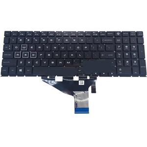 US RU Russisch RGB-verlicht toetsenbord voor HP OMEN 15-DC TPN-Q211 15T-DC000 15-DC0010 DC0020 Engels kleurrijk verlicht(US RGB)