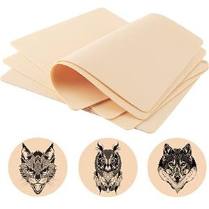 Emalla Dubbelzijdig 5 vellen 8x6 tattoo praktijk huid voor microblading en tatoeage kit