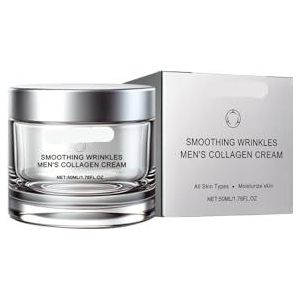 Collageencrème For Mannen - Vermindert Fijne Lijntjes, Hydrateert En Verstevigt De Huid(1PCs)