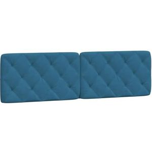 vidaXL Hoofdbordkussen 180 cm fluweel blauw, hoofdbord kussen, kussen hoofdbord, hoofdbord bed kussen, hoofdeinde kussen, kussen hoofdeinde bed