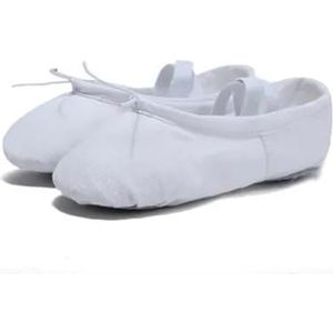 Nieuw Dames Ballet Zapatos De Baile Ballerina's Dansen Mujer Salsa Kinderen Schoenen voor Dans (Wit, 30)