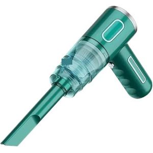 Auto Stofzuiger 1 PC Autogemonteerde Stofzuiger Draadloze Draagbare Huishoudelijke Hoge Zuigkracht Draadloze Stofafscheider Kleine Mini-stofblazer Gemakkelijk Te Gebruiken(Green)