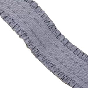 Hoge elasticiteit elastische riem verdikte duurzame tailleband Elastiek kant brede riem broek taille rok speciale accessoires-grijs-50mm-2m