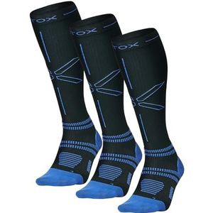 STOX Energy Socks - Hardloopsokken voor Mannen - Premium Compressiesokken - Running Socks - Vochtafdrijvend - Voorkom Blessures & Spierpijn