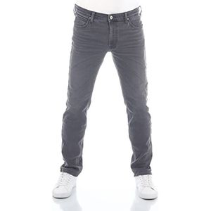 Lee Heren Jeans Regular Fit Daren Zip Fly Broek Rechte jeansbroek Katoen Denim Stretch Blauw Zwart Grijs W30 W31 W32 W33 W34 W36 W38 W40 W42 W44, lichtgrijs (Lss3pcqg3), 36W x 30L