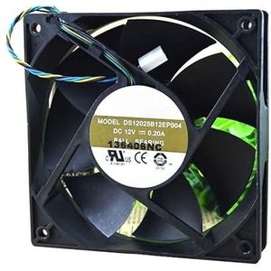 LMNCBVYA DS12025B12EP004 120mm 12V 0.2A 4-Pin PWM Cooling Fan - Silent Server Fan for Optimal Temperature Control