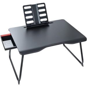 Computer Bureau Bed Bureau Opvouwbare Laptoptafel Luie Kleine Tafel Board Studentenslaapzaal Studie Lezen Eettafel Kleine Tafel Bureau(Black)