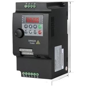 VFD, 220 380 0,75KW 1,5KW 2,2KW 4KW 5, 1-fase 3-fase frequentieomvormer/regelbare snelheidsaandrijving VFD voor motortoerentalregeling(4KW 380V 3PH-3PH)
