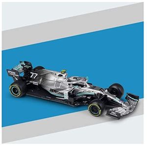 Miniatuur auto For F1 Formule 2019 Seizoen Mercedes-Benz Team W10 Racing Simulation Legering Auto Model 1:43 (Color : 4)