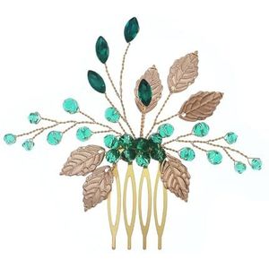 HTYHZIMS Haar Kant Kam Insert Kam Bruids Hoofdtooi Haar Clip Kammen Bruiloft Haar Kam Voor Vrouwen, Bruid, Eén maat, Strass, agaat