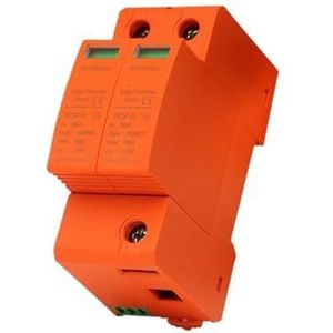 Elektrisch paneel, DC SPD 2P 20-40KA 600V 800V Overspanningsbeveiliging Laagspanningsbeveiliging Huis DIN-rail 2-polige beschermer YRSP-D2(800V)