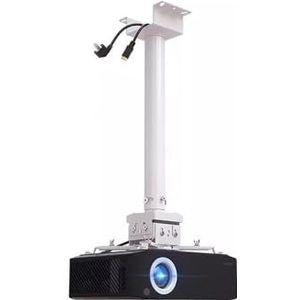 Projectorstandaard, Universele ophangbeugel Projectorophangbeugel Projectorbeugel Plafond Universele ophangbeugel Hoge draagkracht(White)
