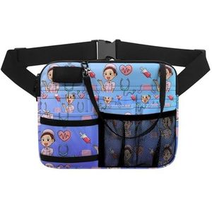 Verpleegster heuptasje verstelbare taille riem heuptasjes voor vrouwen taille zakje stethoscopen duurzame noodbenodigdheden verpleging organisator riemzakken. voor arts, verpleegkundige, Htgd805bz41,