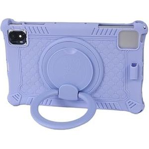 Compatibel Met TCL 10 Tab Max 4G 10.36 ""/Tab 10S 10L 10.1"" Case Soft Silicon Bescherm Shell Tablet Stand Funda Cover(Color:Purple,Size:For TCL Tab 10S)