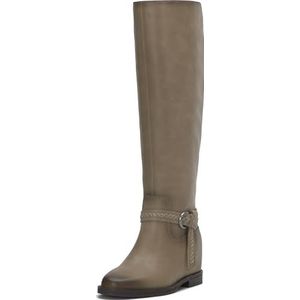 Lucky Brand Malt kniehoge laarzen voor dames, Zilver Silver Cloud, 41 EU