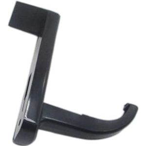 BEAHING Hoofdtelefoon Stand Plastic Internet Bar Headset Stand Monitor Edge Headset Hanger Haak Houder met Terug Lijm Zwart, Monitor Edge Headset Hanger