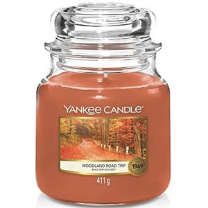 Yankee Candle Medium Jar Geurkaars - Woodland Road Trip