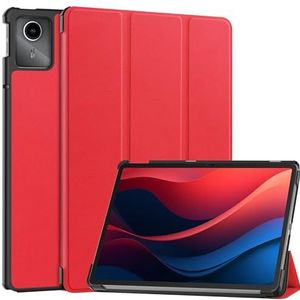 Cover for Lenovo Tab M11 TB330FU 11-inch tabletbehuizing Beugel lederen hoes (Size : Red)
