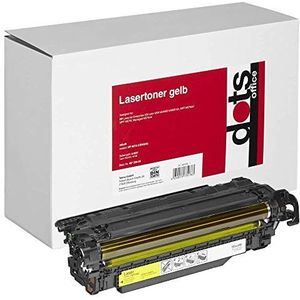stippen 1232, 0009 dots toner. HP 507A geel