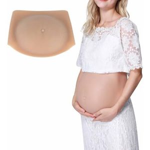 Huid,LGranule,Valse Zwangerschap Silicone Valse Zwangere Buik Kunstmatige Zwangere Fale Buik voor Film Prop Cosplay Party
