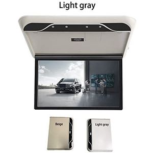 Draagbare dvd-speler voor videospelers op hoofdsteunen in auto's 19 Inch Auto Video Spelers HD Lcd-scherm Auto Plafond Dak Mount Display Auto Monitor MP5 Multimedia TV 1080P USB HDMI IR FM met HD-rote
