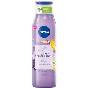 Nivea verfrissende douchegel Fresh Blends Banaan & Acai, 300 ml
