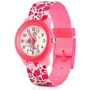 ele ELEOPTION Kinderhorloge Waterdicht 3D Leuke Cartoon Ronde Wijzerplaat Siliconen Rubber Band Quartz Polshorloge Xmas Gift voor Kleine Meisjes Jongen Kinderen Kinderen Milieuvriendelijk, Flamingo's,