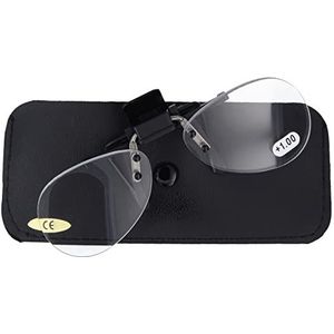 Opsteek/hangmat/clip - voorzetbril/voorzetvergrootglas - draaibaar met vergroting - verschillende diktes / maten (klein met korte arm, 3.5)