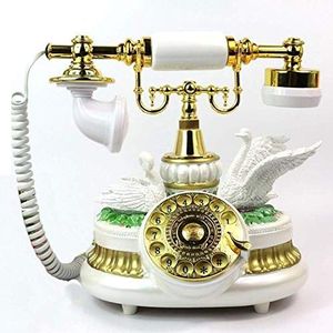 Telefoon Mode Ideeën Europese Pastorale Retro Telefoon Hotel/Home Vaste lijn, Wit