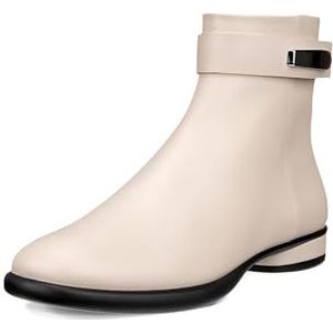 ECCO Women's Sculpted Luxury Modern Ankle Boot, Limestone, 9-9.5