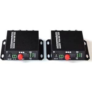 1 paar Fiber Video optische transceiver 4-kanaals pure video optische transceiver FC-poort enkele modus enkele vezel 20KM