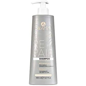 Alama Professional Repair Herstructuring Shampoo, met keratine, voor beschadigd en broos haar, 500 ml