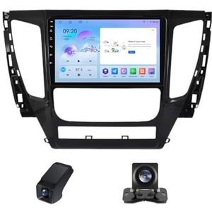 9 inch Radio, Autoradio geldt voor Mitsubishi Montero Sport Shogun Sport Pajero Sport 3 2016-2018 Draadloze Carplay & Android Auto met Touchscreen Radio/Bluetooth/FM/AM/DSP/RDS-radio(NF-6)