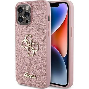 CG MOBILE Guess Vaste telefoonhoesje met pailletten voor iPhone 15 Pro Max (roze)