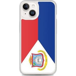 Pixelforma iPhone hoesje Sint Maarten vlag iPhone 14