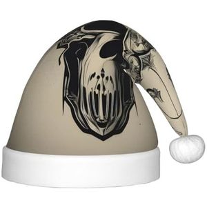 SSIMOO Runner Bull Skull Delightful Kinderen Pluche Kerstmuts - Vakantie Decoratieve Hoed Voor Feesten, Feestelijk Plezier En Meer