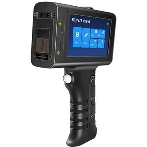 Draagbaar 12,7 mm handheld inkjet printer qr barcode batch nummer logo vervaldatum label printer met zwarte cartridge Afdrukken in meerdere formaten