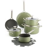 BK - Sublime - Pannenset - Olive Green - PFAS Vrij - 11-delig