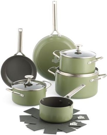 BK - Sublime - Pannenset - Olive Green - PFAS Vrij - 11-delig