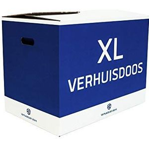 XL Verhuisdozen Professioneel - 10 stuks - 96 Liter - Zelfsluitend - Dubbel golf karton - Extra stevig