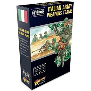 Bolt Actie Italiaanse Leger Wapens Teams 1:56 WWII Tafelblad Wargaming Plastic Model Kit 402215811