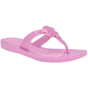 GUESS Tyana platte sandalen voor dames, Roze 661, 37.5 EU