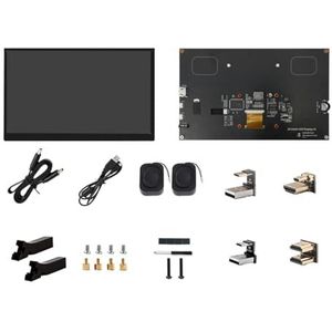 AWJUWHBJ Capacitieve Touchable Screen Lcd scherm 10.1 inch 1024x600 HDTV Touchable Display Screen Voor 3B+4B HDTV Draagbare Monitor