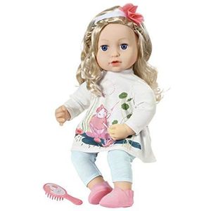 Baby Annabell Sophia 43cm - Voor Peuters Vanaf 2 Jaar - Bevordert Empathie & Sociale Vaardigheden - Pop, Outfit & Accessoires