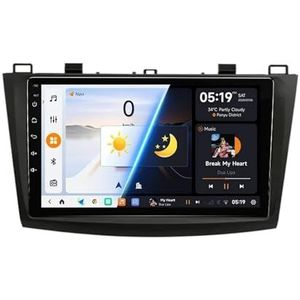 9 inch Compatibel met Mazda 3 2009-2013 4G Android 13 Radio Multimedia Videospeler Navigatie(Wifi (2G 32G) R)